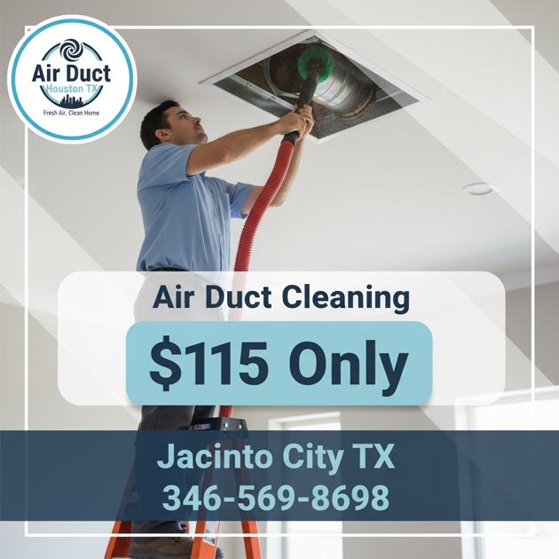   $115 only  air duct cleaning coupon from Jacinto City TX     Air ducts Cleaning  for professional home vent service
